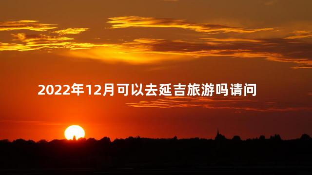 2022年12月可以去延吉旅游吗请问 延吉最繁华的是什么地方